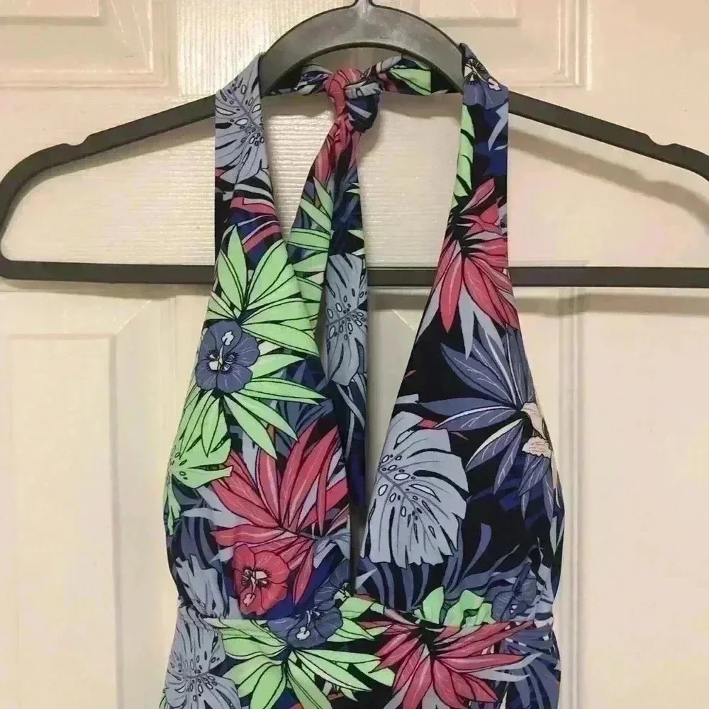 Tommy Hilfiger Women's Halter One Piece Swimsuit